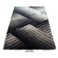 Polyester Silk Shag Tapis 3D